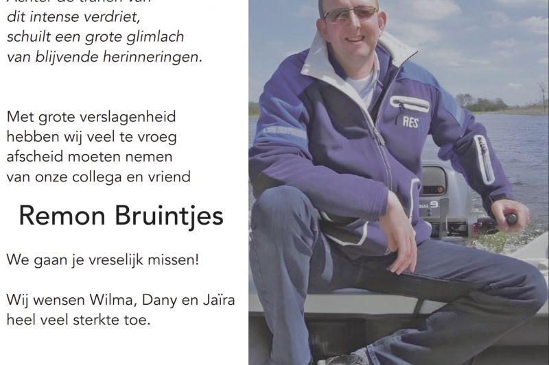 Overlijden Remon Bruintjes